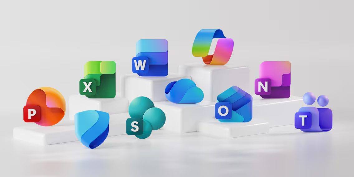 De Microsoft 365-apps: Word, Excel, PowerPoint, Outlook, Teams, OneDrive en meer